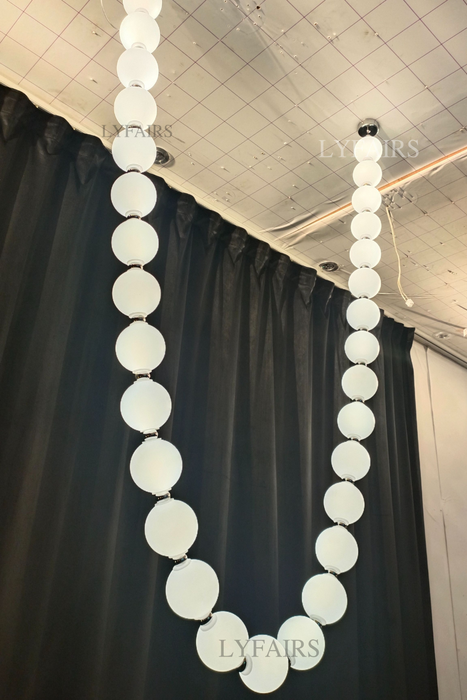 Modern Creative Pearl Necklace Chandelier