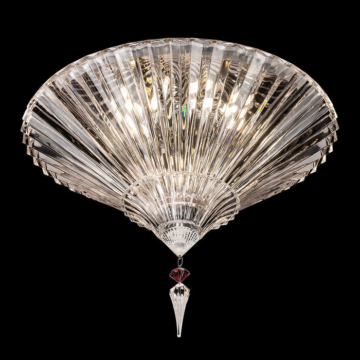 Modern Oriental Classical Flush Mounted Crystal Chandelier