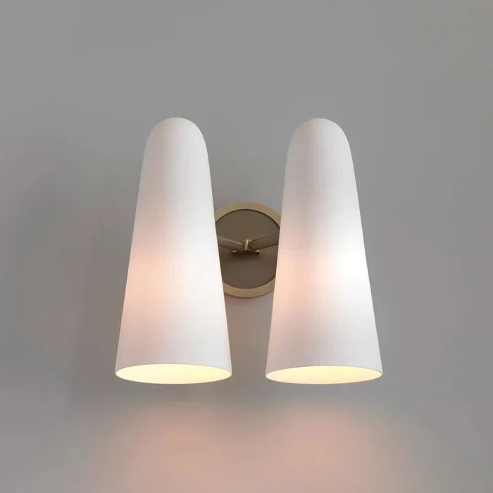 Modern Style Round Cone Hat Wall Lamp