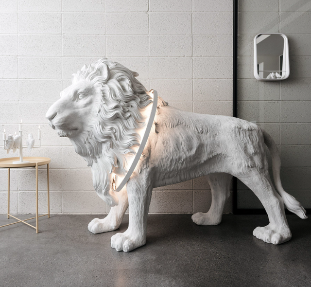 Lion Floor Lamp