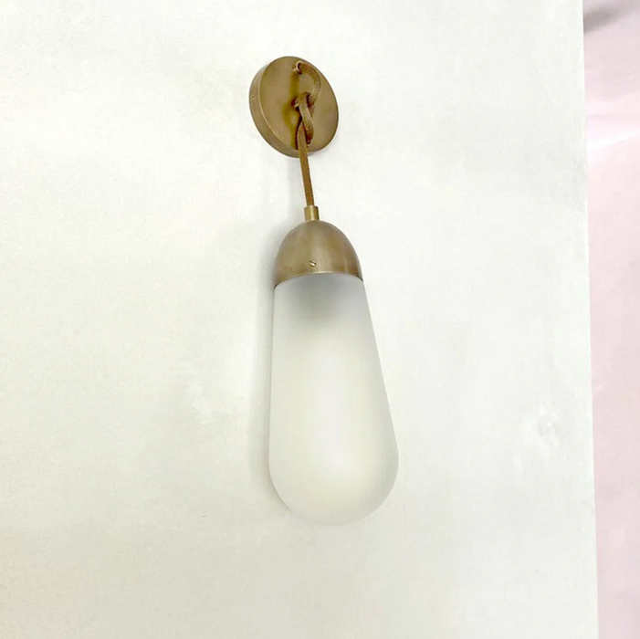 Modern Pears-inspired Frosted Glass Wall Lamp