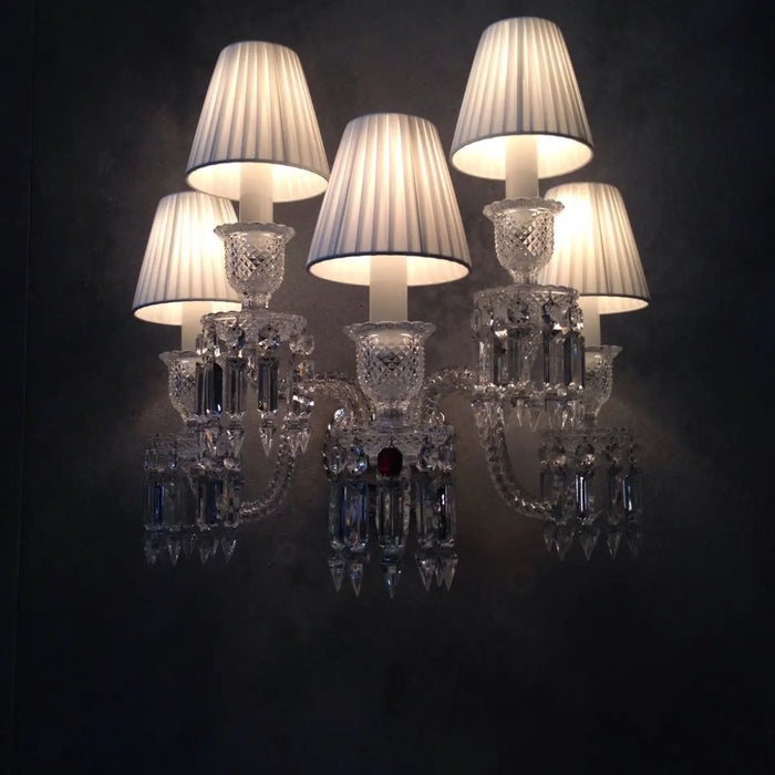 Luxury 5-Candle Light Crystal Wall Lamp