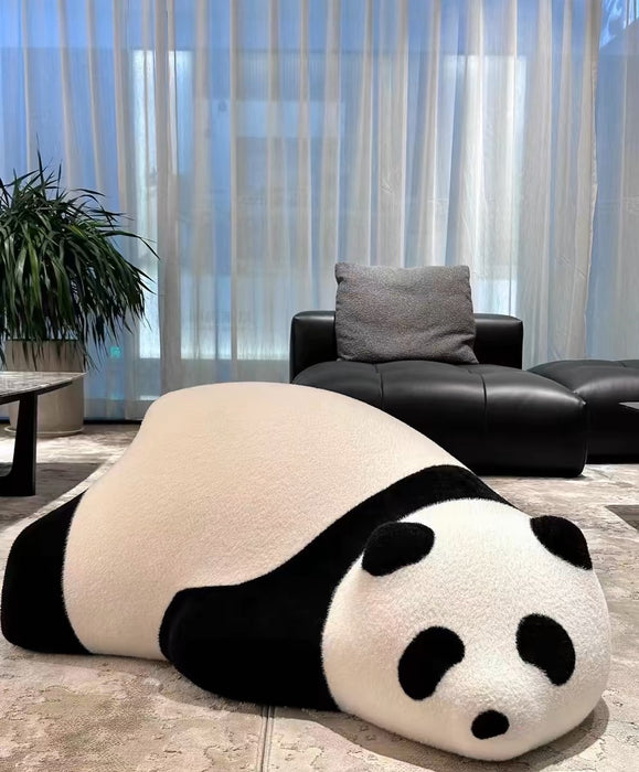 Lovely Panda Sofa Chair Footstool