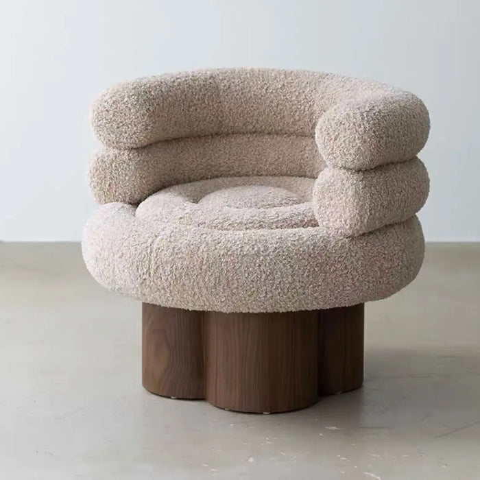 Cozy Stump Bouclé Chair