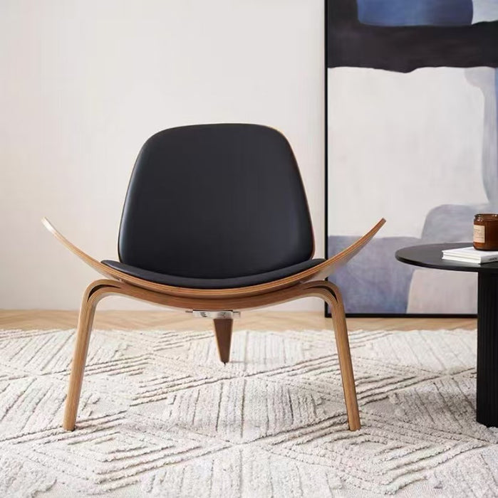 Scandinavian Minimalist Shell Chair