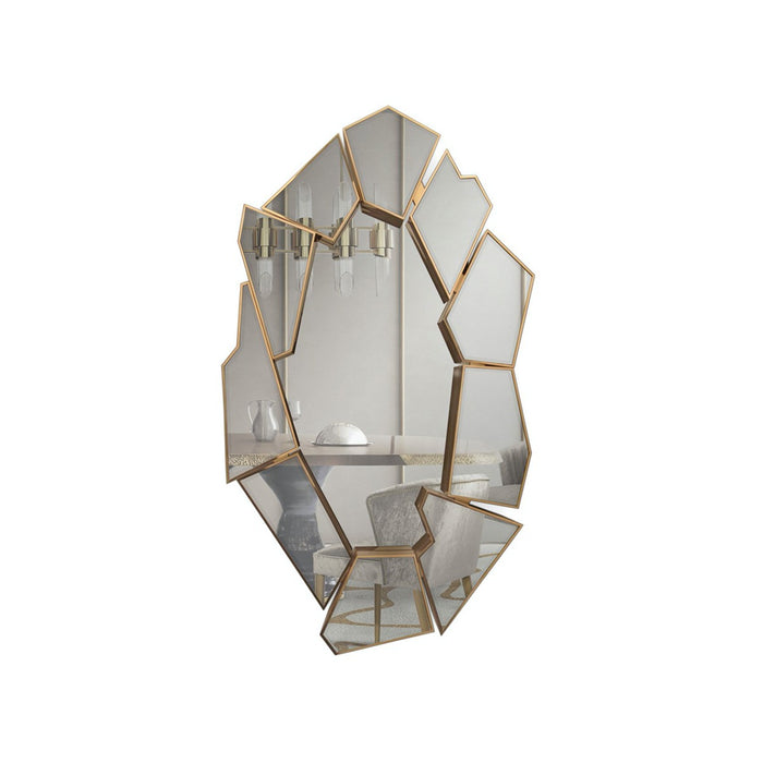 Specchio moderno con decorazione da parete