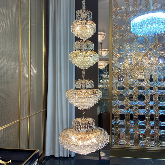 Luxury Fortune Tree Crystal Chandelier for Living Room/Staircase/Foyer