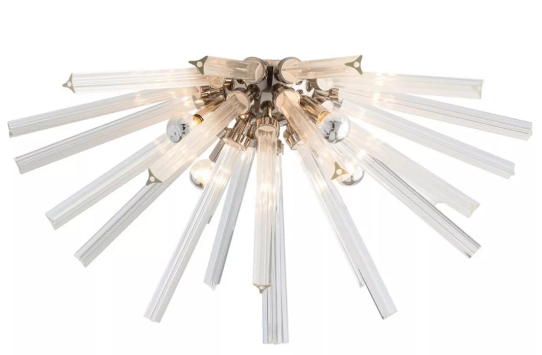 Flush Mount Sputnik Crystal Chandelier