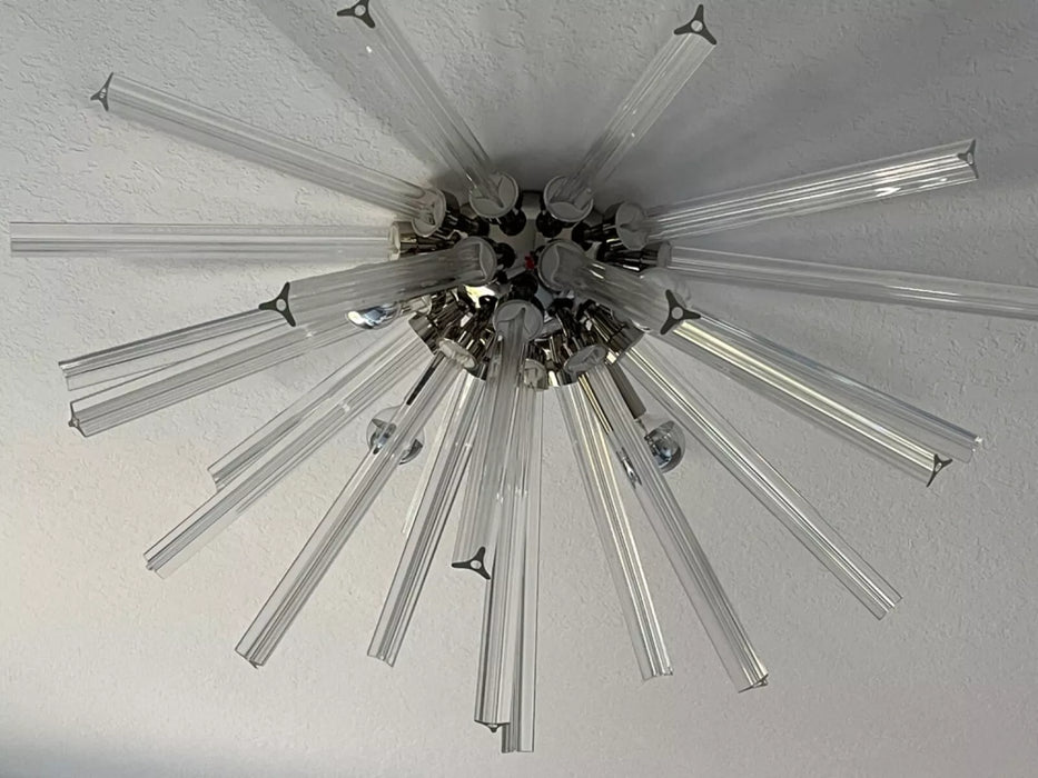 Flush Mount Sputnik Crystal Chandelier