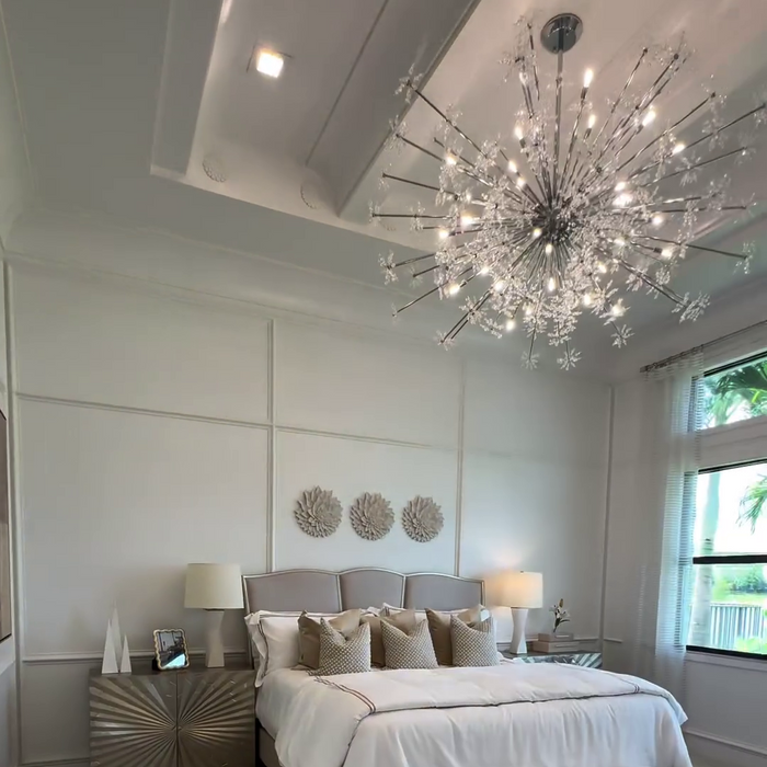 Modern Snowburst Chandelier for Bedroom/Living Room