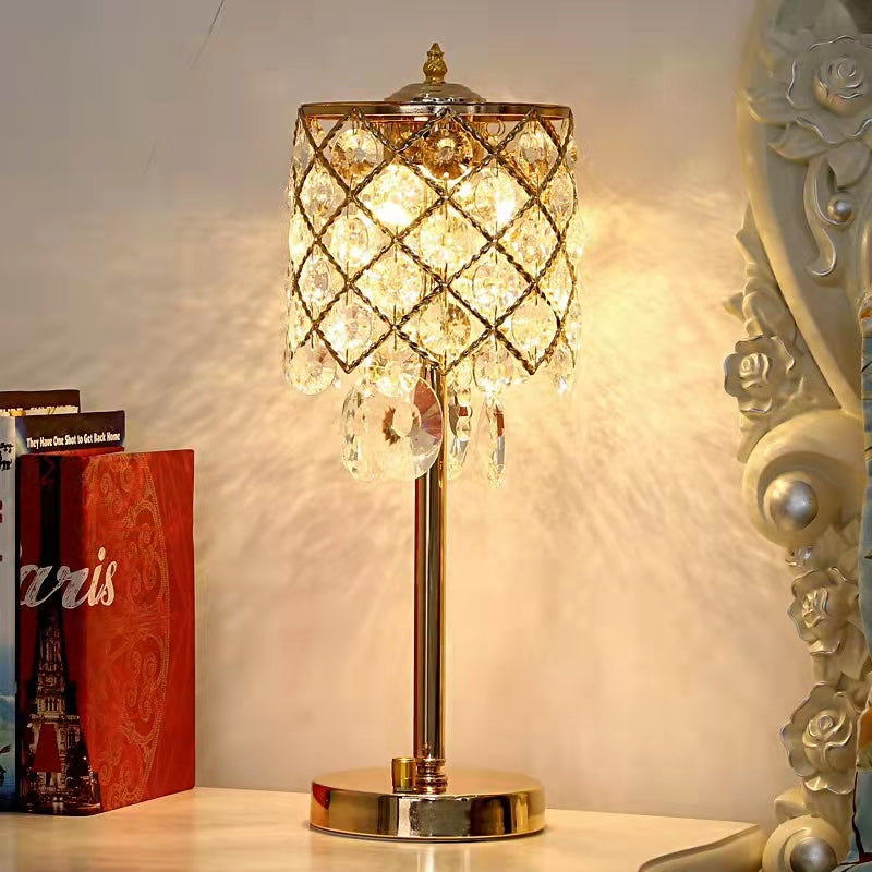 Toyella Cute Mini Creative European Table Lamp Modern Led Crystal