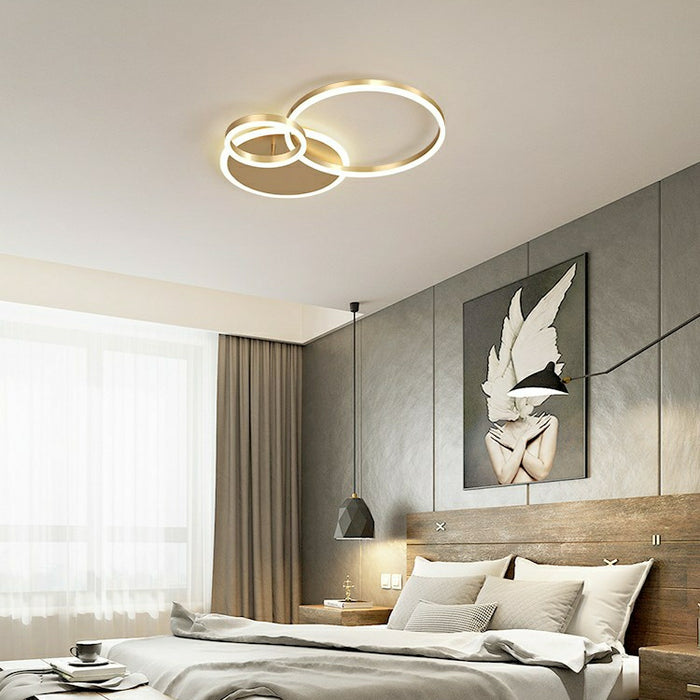 Nordic Elegance Modern Tiered Rings Pendant Light for Stylish Living  Spaces| Sofary Lighting